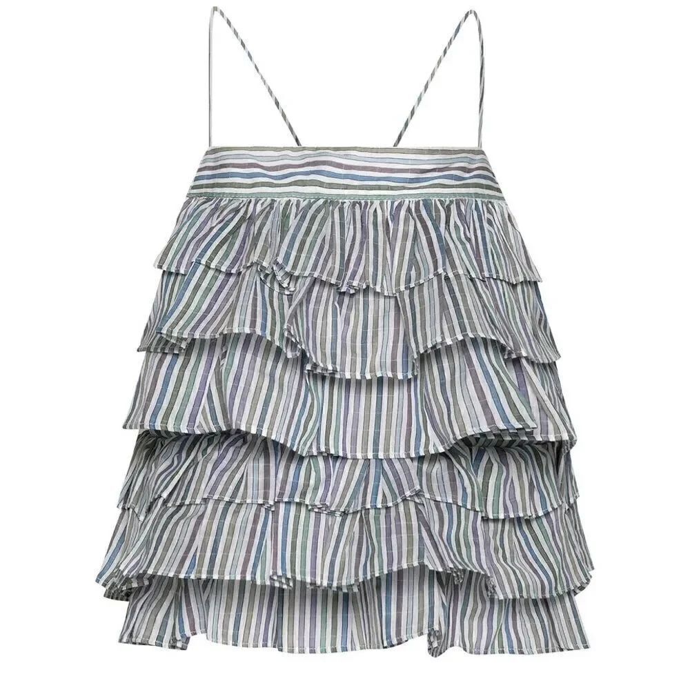 Magali Pascal Layered Ruffle Tank - Picture 8 of 9